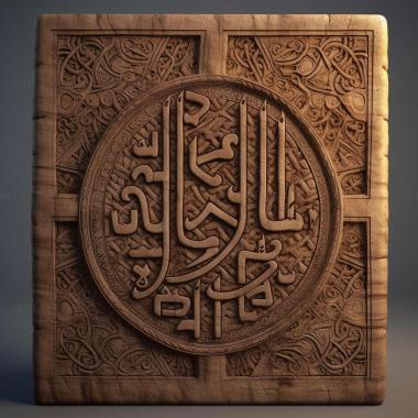Patterns and decorations stl Aramaic 2 3d model